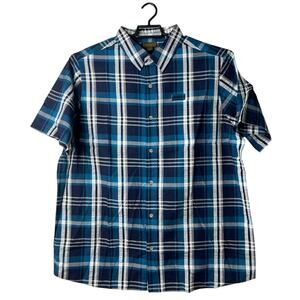 Boulder Creek‎ Men's Button Up Short Sleeve Shirt Size XL Big